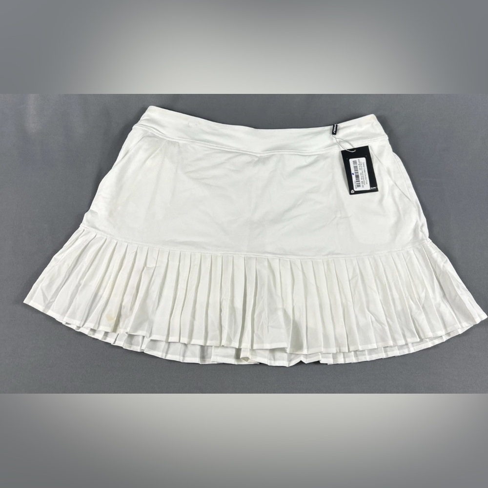 Under Armour Womens Golf Skort Pleated XL White Polyester Spandex